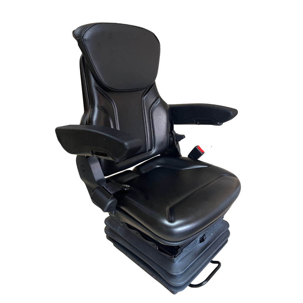 BUTACA AGRARO ELECTRONEUMATICA CON APOYABRAZOS, APOYACERVICAL Y CINTURON DE SEGURIDAD